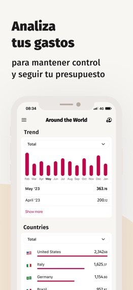 TravelSpend: Presupuesto viaje — captura 3